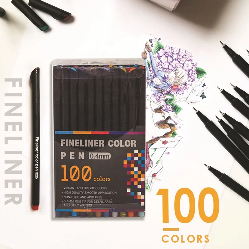  ai-natebok 36 Colored Fineliner Pens Fine Tip Pens