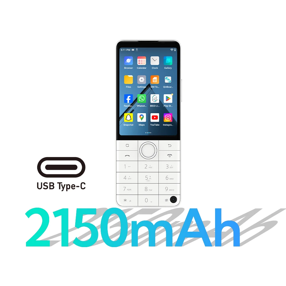 Smartphone Duoqin F22 PRO Android 12, 4GB RAM, 64GB ROM, 8MP câmera
