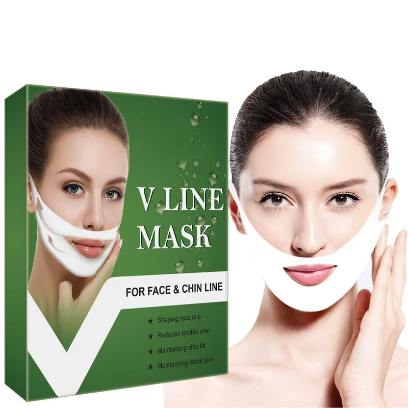 oem private label custom v-shape face slimming mask lifting v