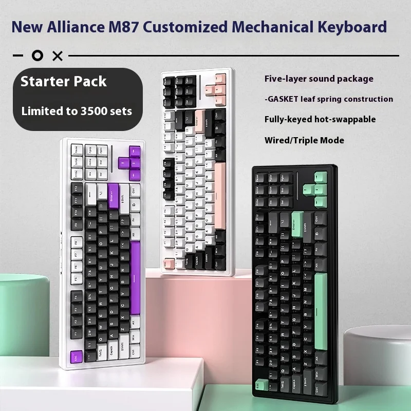XINMENG M87 Mechanical Keyboard - Versatile and Customizable