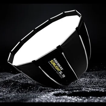 TRIOPO Softbox SL-60, SL-70, SL-90, SL-120 60cm 70cm 90cm 120cm Parabolic Softbox with Bowens Mount for Photography Lighting Kit detail image