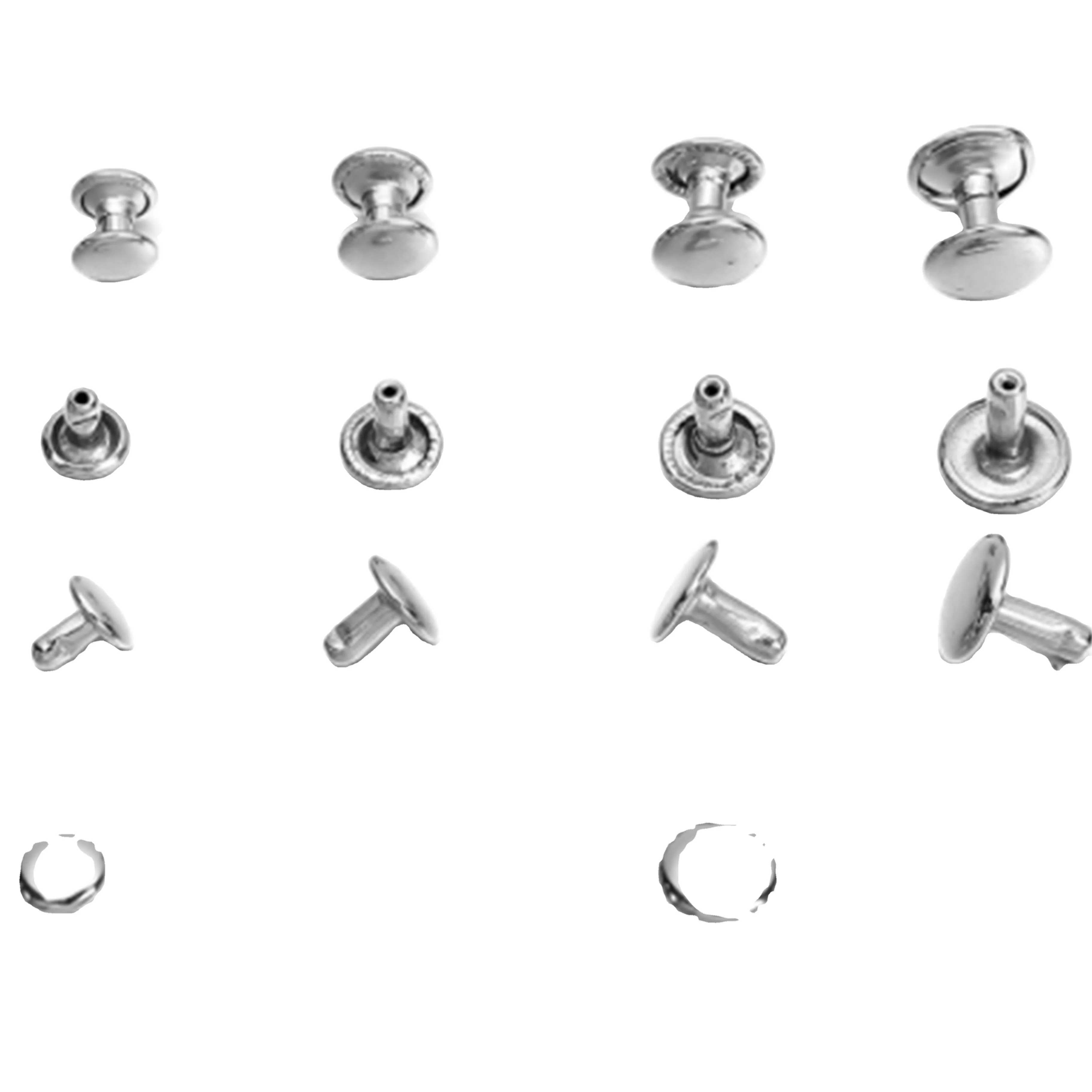 8 мм двойные заклепки высокого качества одинарные или кожаные декоративные