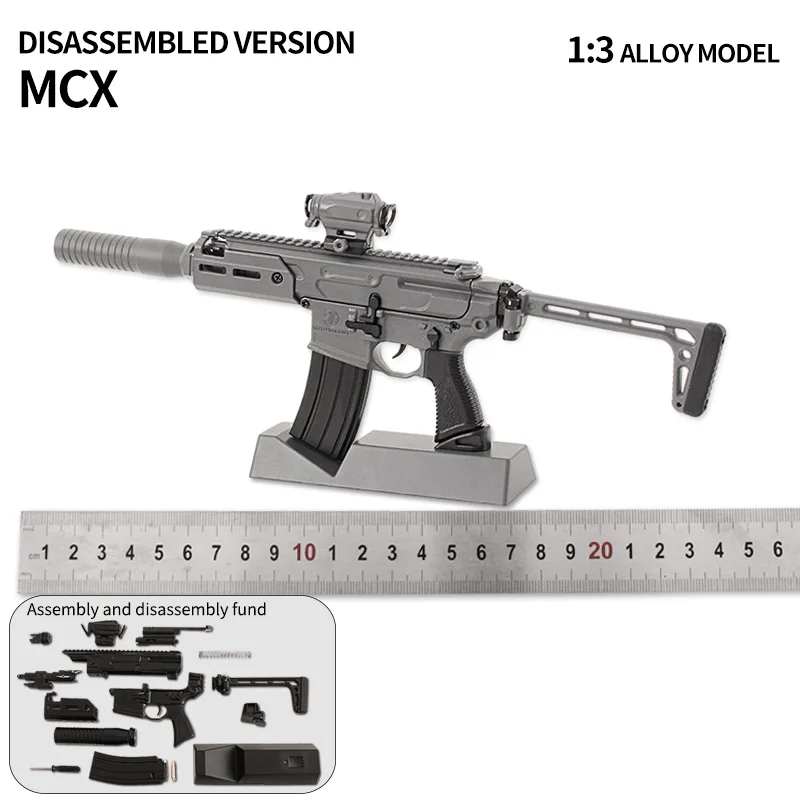 Miniature 1:3 Scale Die Cast Metal Toy Goat Gun Model