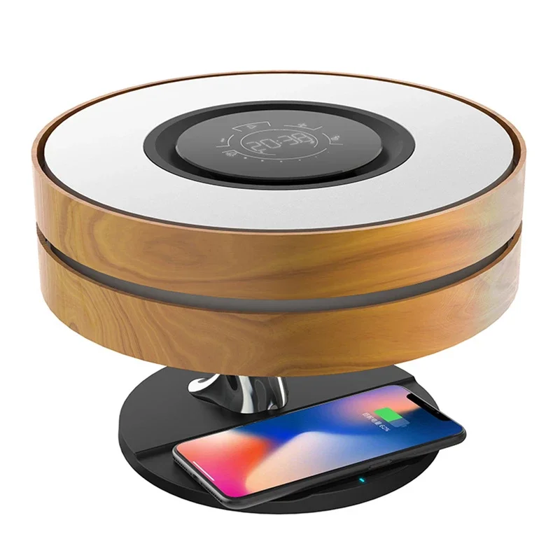 Music Desk Lamp Wireless Charging Smart Blue Tooth Speaker Night Light Bedroom Bedside Decoration Lamp for Bedroom
