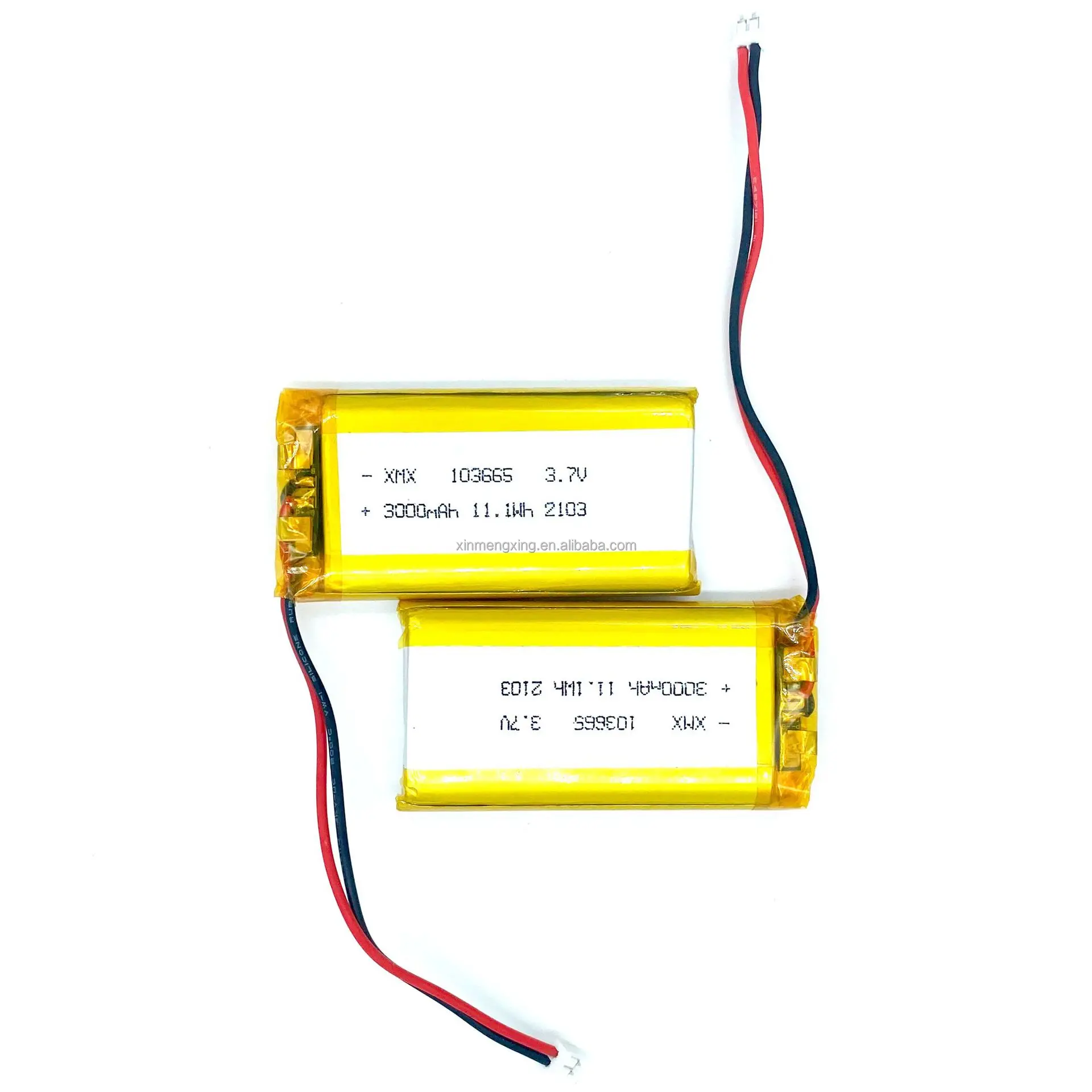 3.7V 103665 XMX Li-Ion Polymer Battery Pack High Capacity 3000mah 11.1wh Used for Hand Warmer Walkie-talkie Wireless 3.7V 103665 XMX Li-Ion Polymer Battery Pack High Capacity 3000mah 11.1wh Used for Hand Warmer Walkie-talkie Wireless
