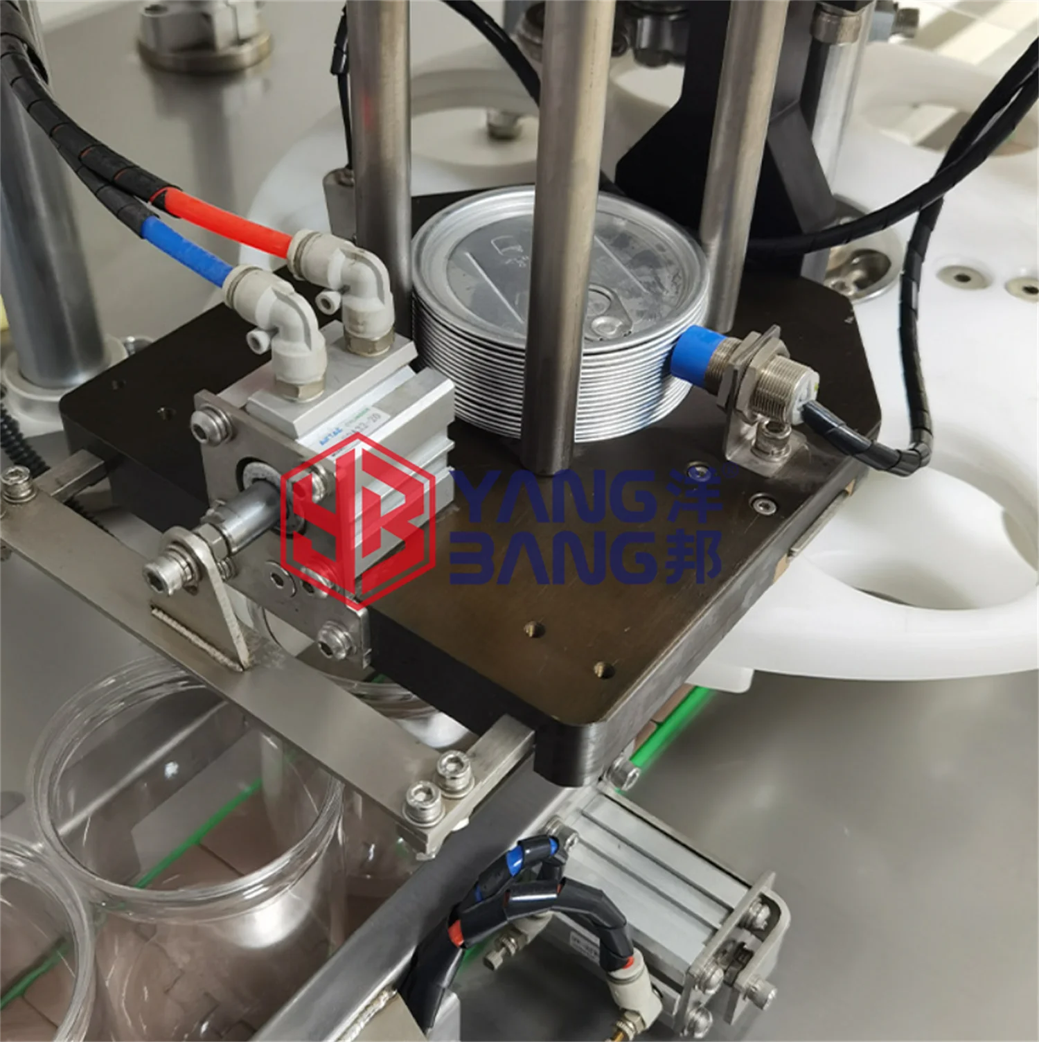 YB-FGJ Tin Can Sealing Machine for Tin Can Rubber Seal High Quality Pet Can Bottle Sealing Machine