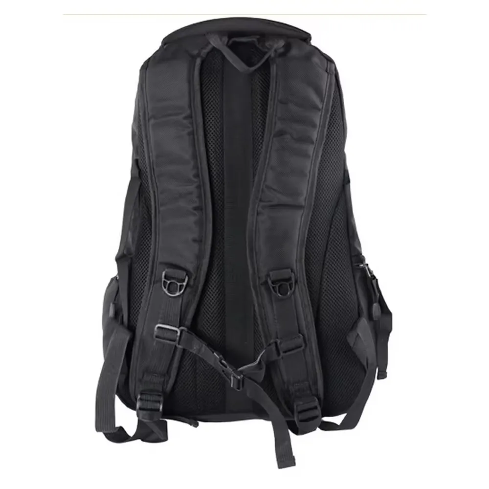 Customized Unisex Sport Backpack Arcuate Shoulder Strap Soft Handle Polyester Zipper Closure Waterproof Outdoor Rucksack Camping