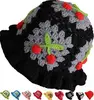 #Sombreros de pescador de ganchillo gris cereza aa1 para mujer