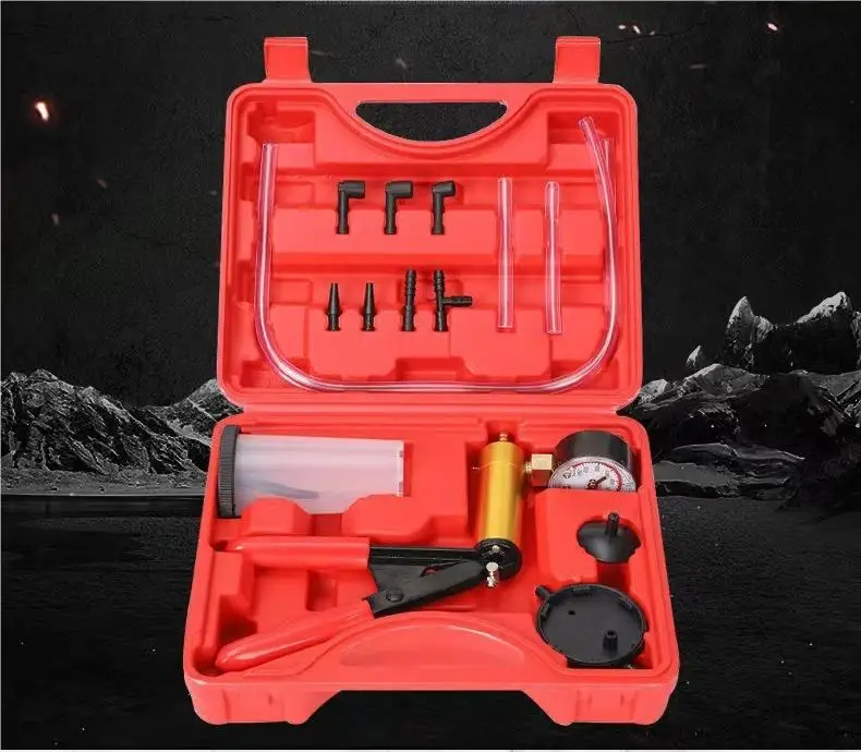 Dual-Use Manual Vacuum Pump for Automobile Brake Oil Repair Small Manual Suction Gun Vehicle Tools for Pumping Oil