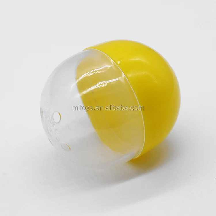 4.8*5cm Surprise Egg Transparent High Quality Plastic Promotional Products  Empty Toy Capsule for Toy Vending Machine