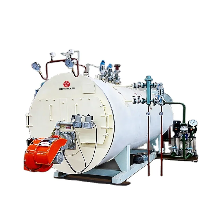 Oil Gas Diesel Fired Fast Assembly Fire Tube Steam Boiler for Building  Material Industry