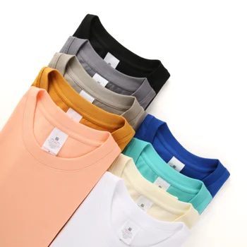 High Quality Cotton Custom Heavy Weight T Shirt For Men Blank Oversized T shirt Printing Men's T-Shirts