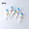 8PCS Blue