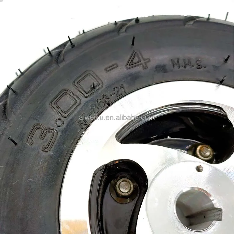 3,00-4 колесо с ободом для электрического скутера, квадроцикла и карт, шины и внутренняя трубка