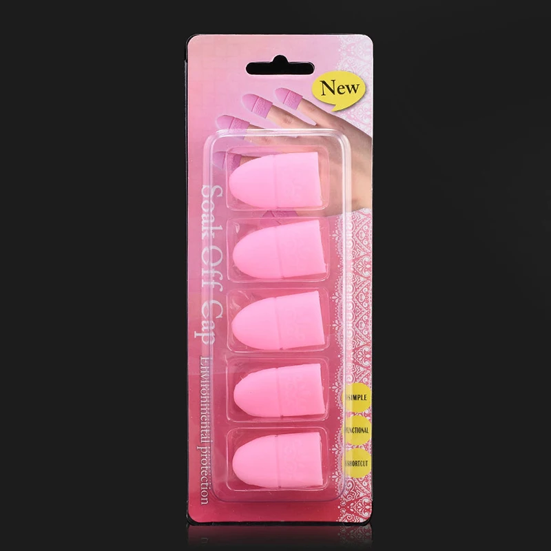 New Nail Clips Gel Remover Reusable Washable Double Head Cuticle Pusher ...