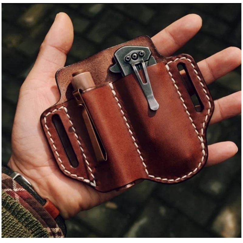ホールセール EDC レザー ベルトポーチ/ホルスター/ケース - 鍵や