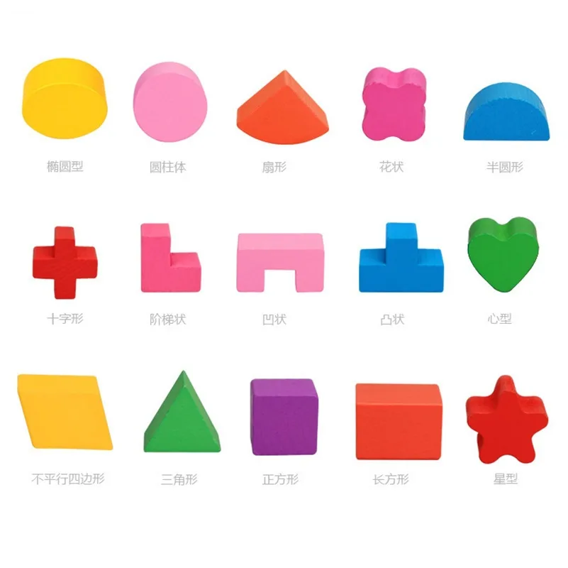 Montessori Wooden Shape Puzzle Sorting Toy Shape Sorter Car Toy Wooden Pull Push Car Educational Toys for Toddlers Kids Gift