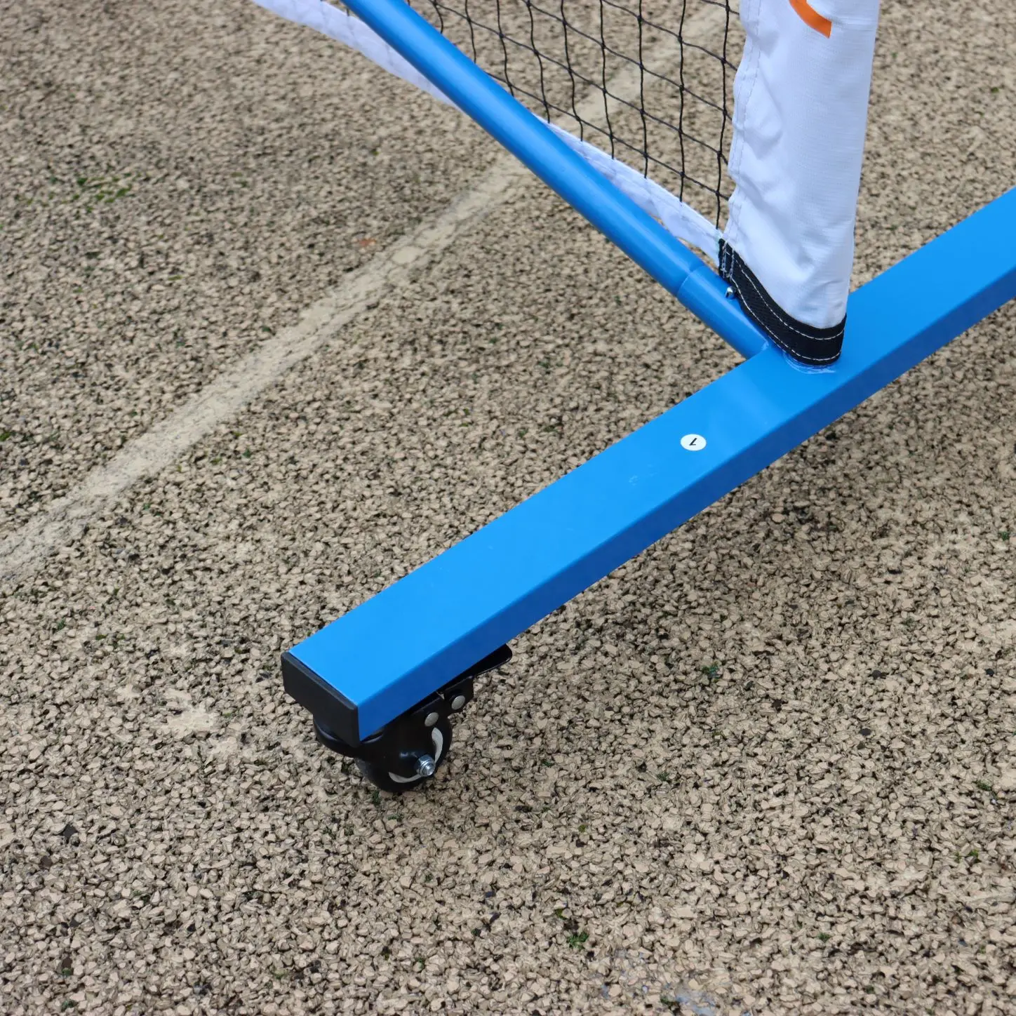 Portable Pickleball Net System With Wheels Indoor Outdoor Pickleball