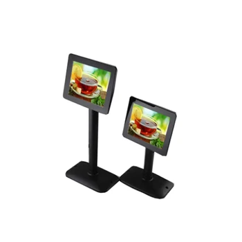 USB Power POS System Terminal Parts Manufacture Monitor LCD Mobile Display 7 Inch Pole Display Customer Display Monitor