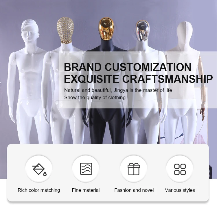 Fashion Gold Mannequin Full Body For Both Female Mannequin And Male