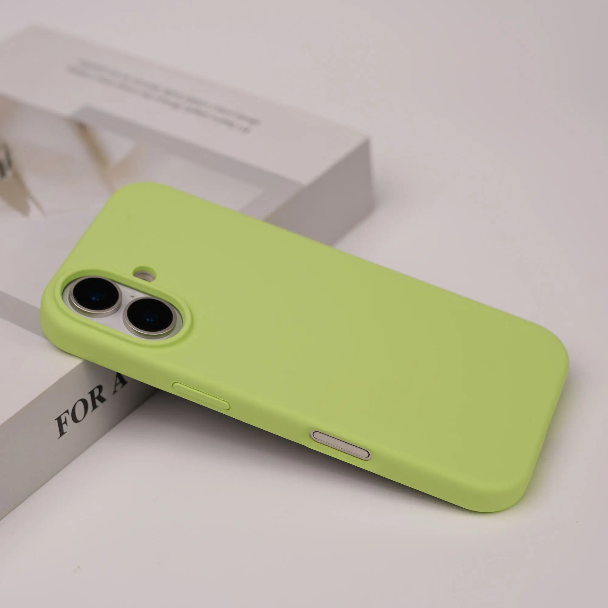 product customizable new soft magnetic liquid silicone mobile phone case for iphone 17 16 pro max stylish custom colorful spot design-6