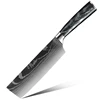 Coltello da cucina viola da 7 pollici
