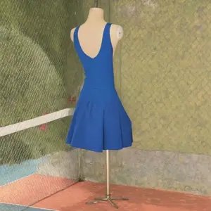 High Waist Anti-Walk Quick Dry Skirt Summer Sports Fitness Outdoor Yoga Tennis New XL Size Print Spandex Material