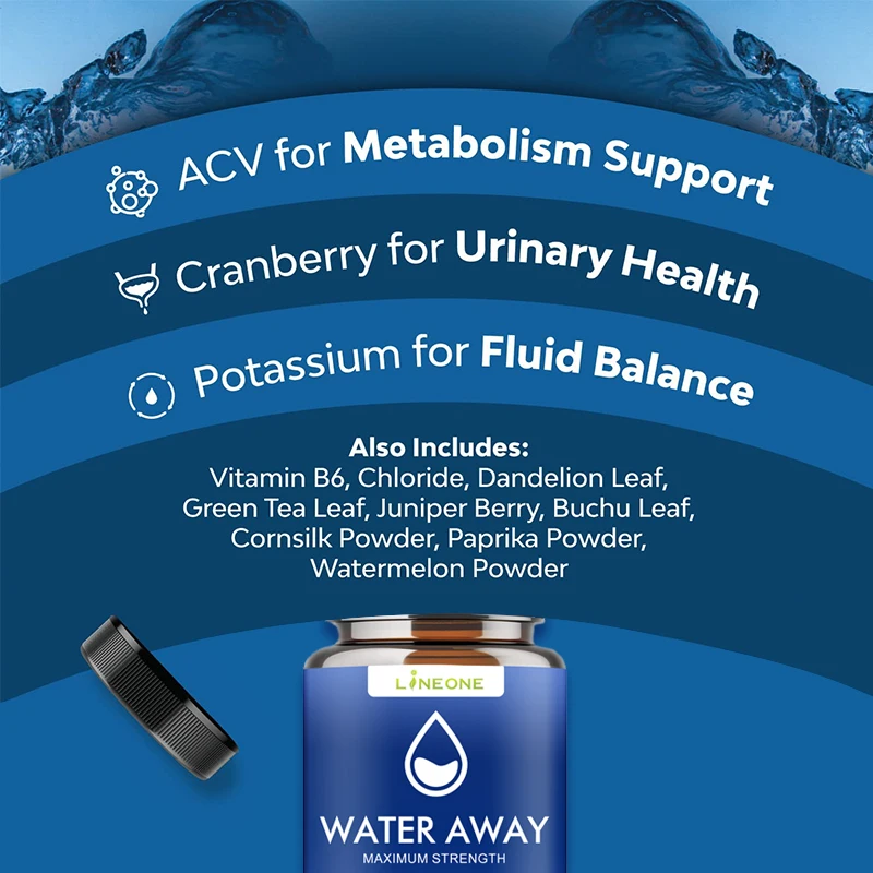 Water Away Gummy Supplement Diuretic Pills For Water Balance And Kidney Cleanse For Women And Men Infused Vitam supplier