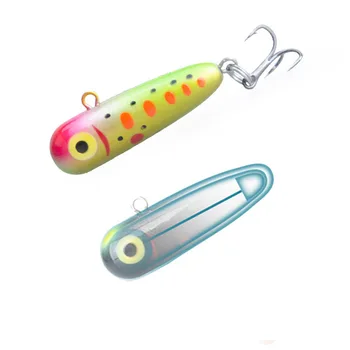 3.2g ABS Artificial Hard Bait Mine Pencil Slow Sink Stream Trout Horse Mouth Cock Green Strip Micro Lure – Pencil – view 3