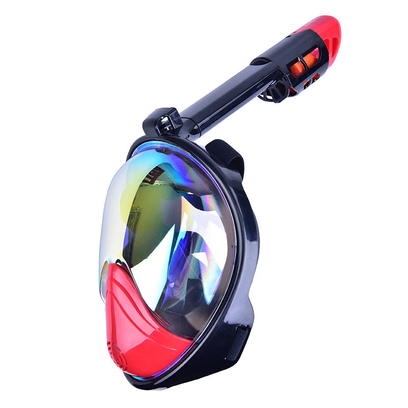 Custom adults waterproof anti-fogging dry top full face snorkel mask for diving