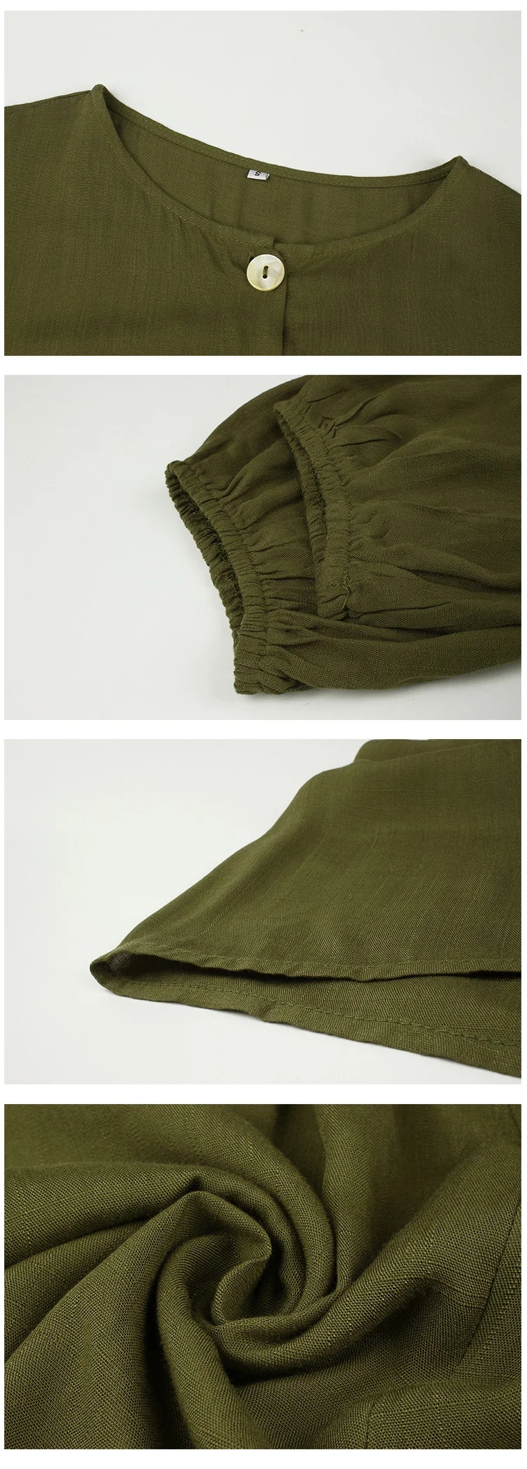 2021 Manufacturer New fashion design Summer  elastic waist button top half sleeves Square Collar solid short Jumpsuits