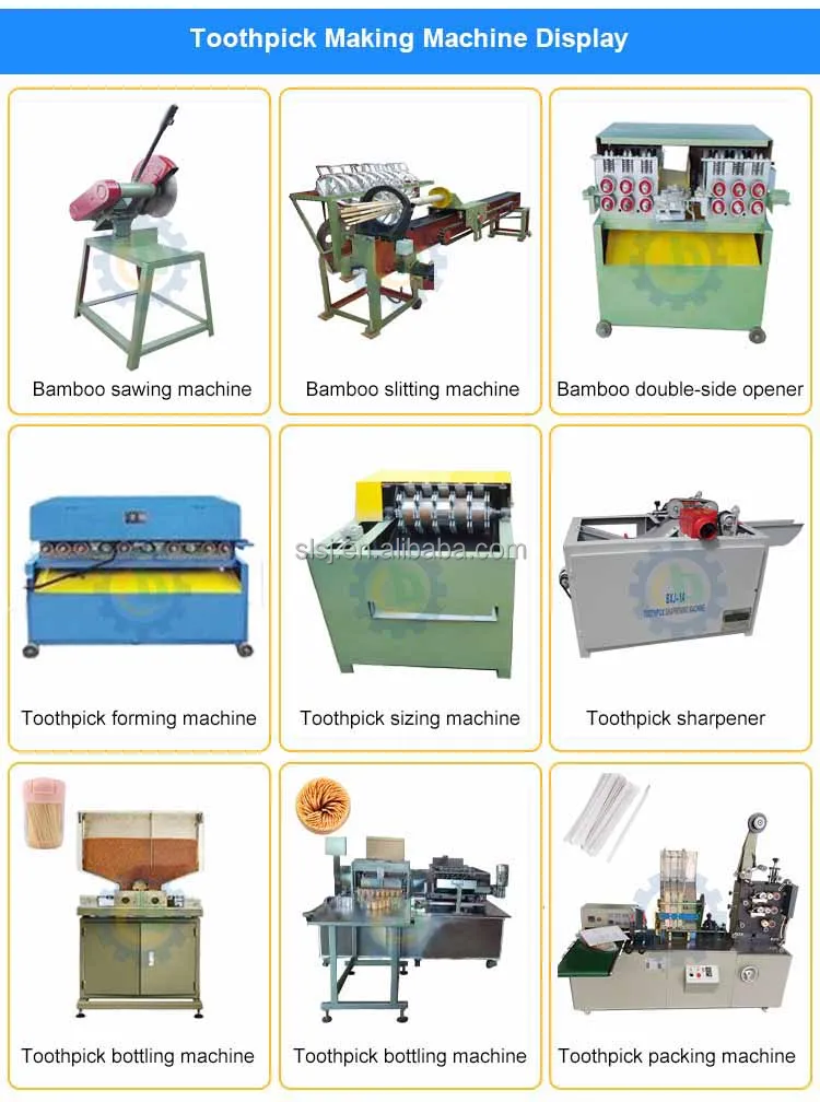 Bamboo Fixed Width Slicer for Bamboo Toothpick Making Machine