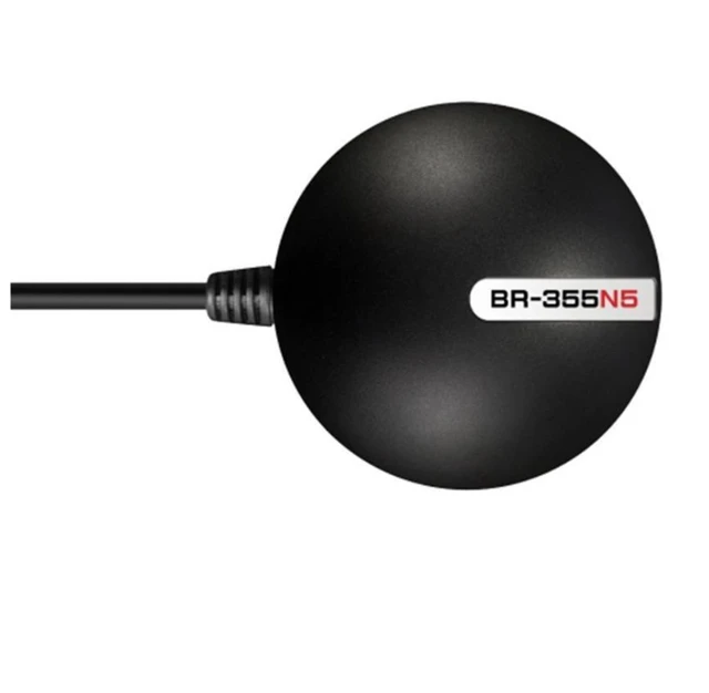 GlobalSat BR-355N5 GPS Receiver GNSS Antenna with PS2 Connector RS232 Serial Replaces BR-355S4