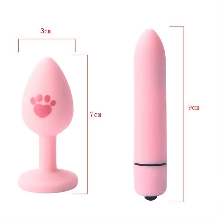 Delove High Quality Silicone Anal Plug Vaginal Stimulator Sex Toy For Couple_voghion.com