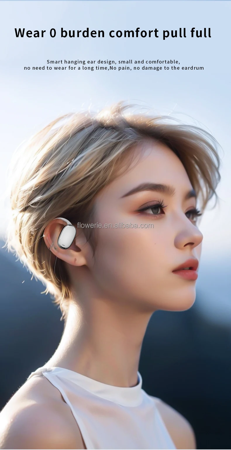 IPX-5 Digital Display True Low Latency TWS Earphones & Headphones ANC Noise Cancelling Over-Ear Hook Sports Wireless Earbuds