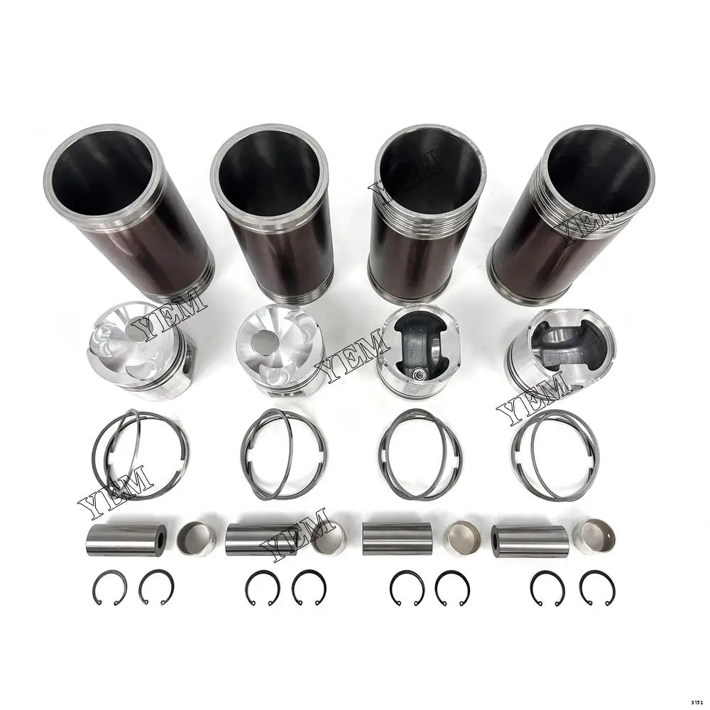 3304 Engine Liner Kit With Pistons Ring Set for Caterpillar