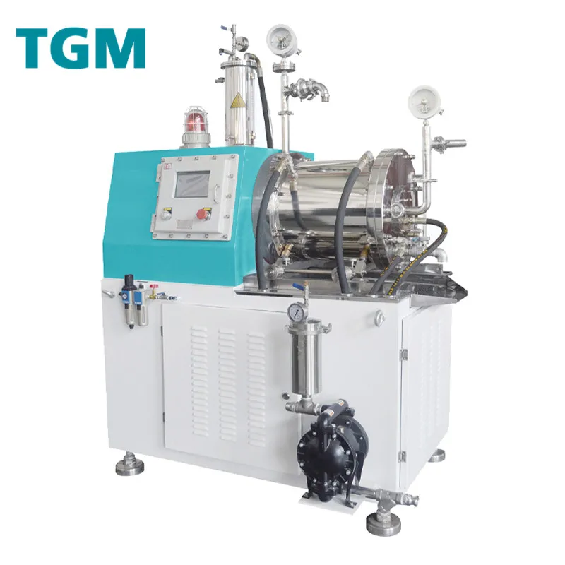 Bead mill machine Disc type Bead milling machine for ink paint pigment