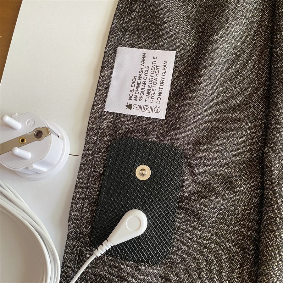 Blocking  EMF  Silver Bamboo  with Silver Fiber Earthed Flat Grounding Bed Sheet Use for Earthing Sleeping