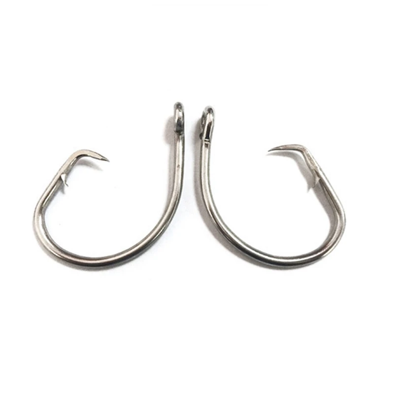 Top Right 39960 Stainless Steel Circle Hooks Sharp Durable Strong Tuna ...