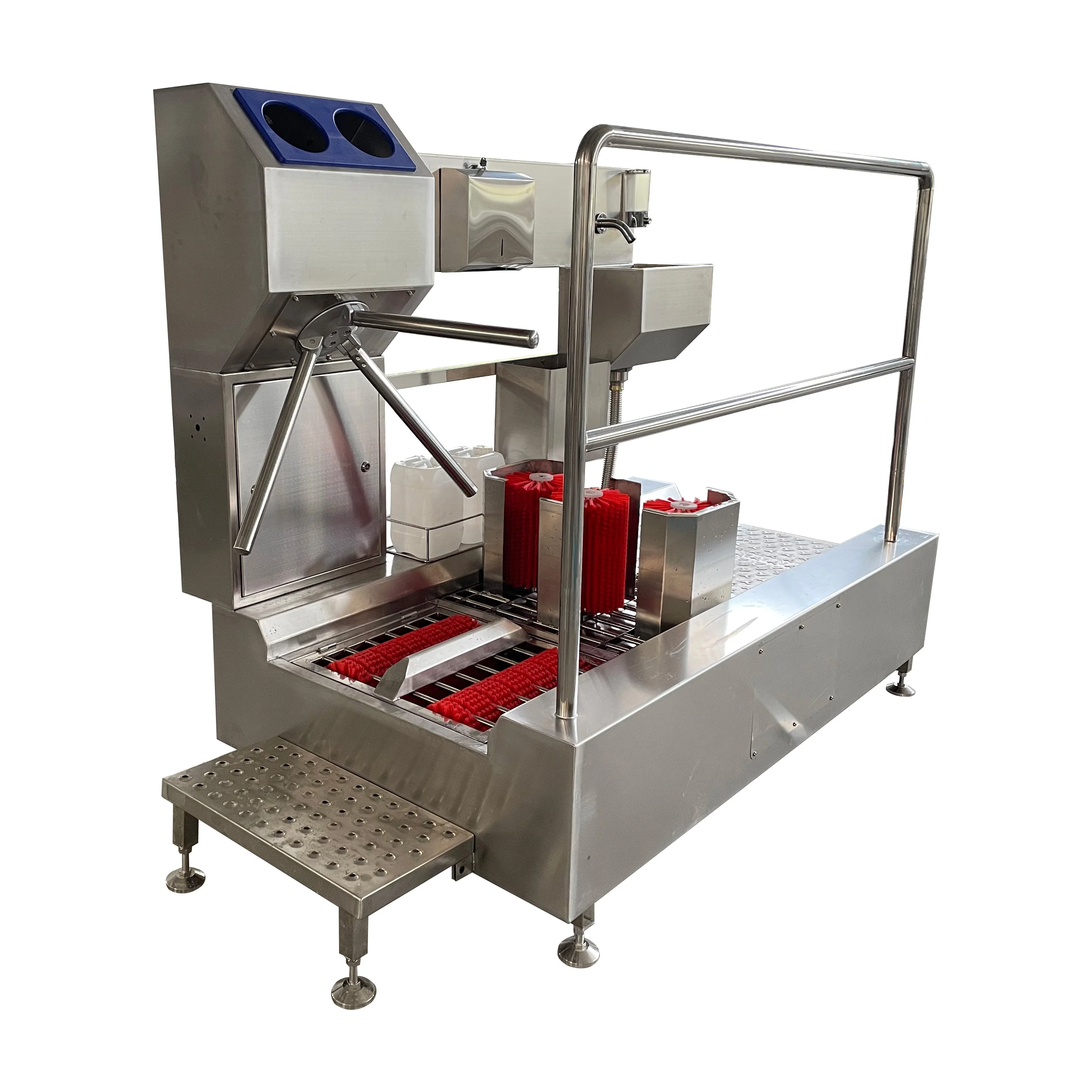 Meat Processing Equipment Boots Washer Machine  Shoe Cleaner Hygiene Station for Food Production