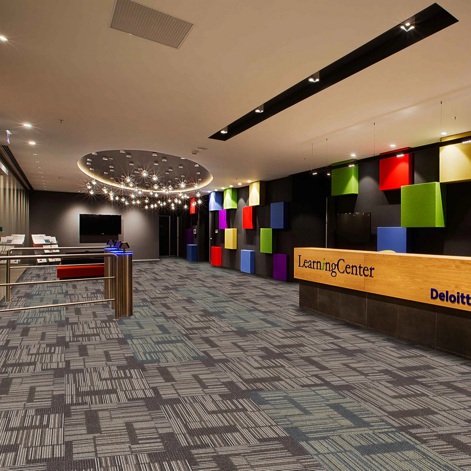 Commercial Modern Office Floor Office Carpet Tiles 50x50 For Wholesale