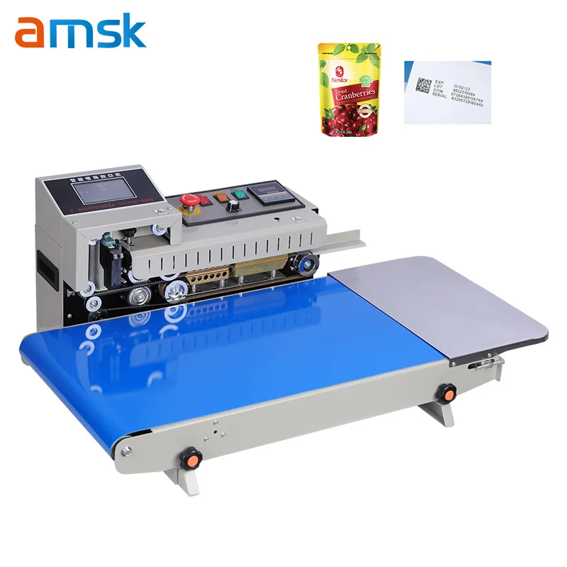 FR-4.3-Inch CNC Operation with Intelligent Coding Wider Workbench Continuous Sealing Machine for Bags Pouch Horizontal Sealer