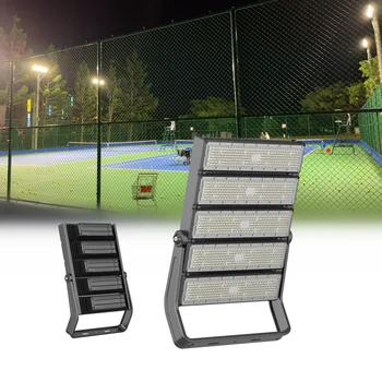 150lm/W High Mast Light 200W 400W 600W 800W 1000W 1200W LED Flood Light for Stadium Sport Field Tempered Glass Cover option