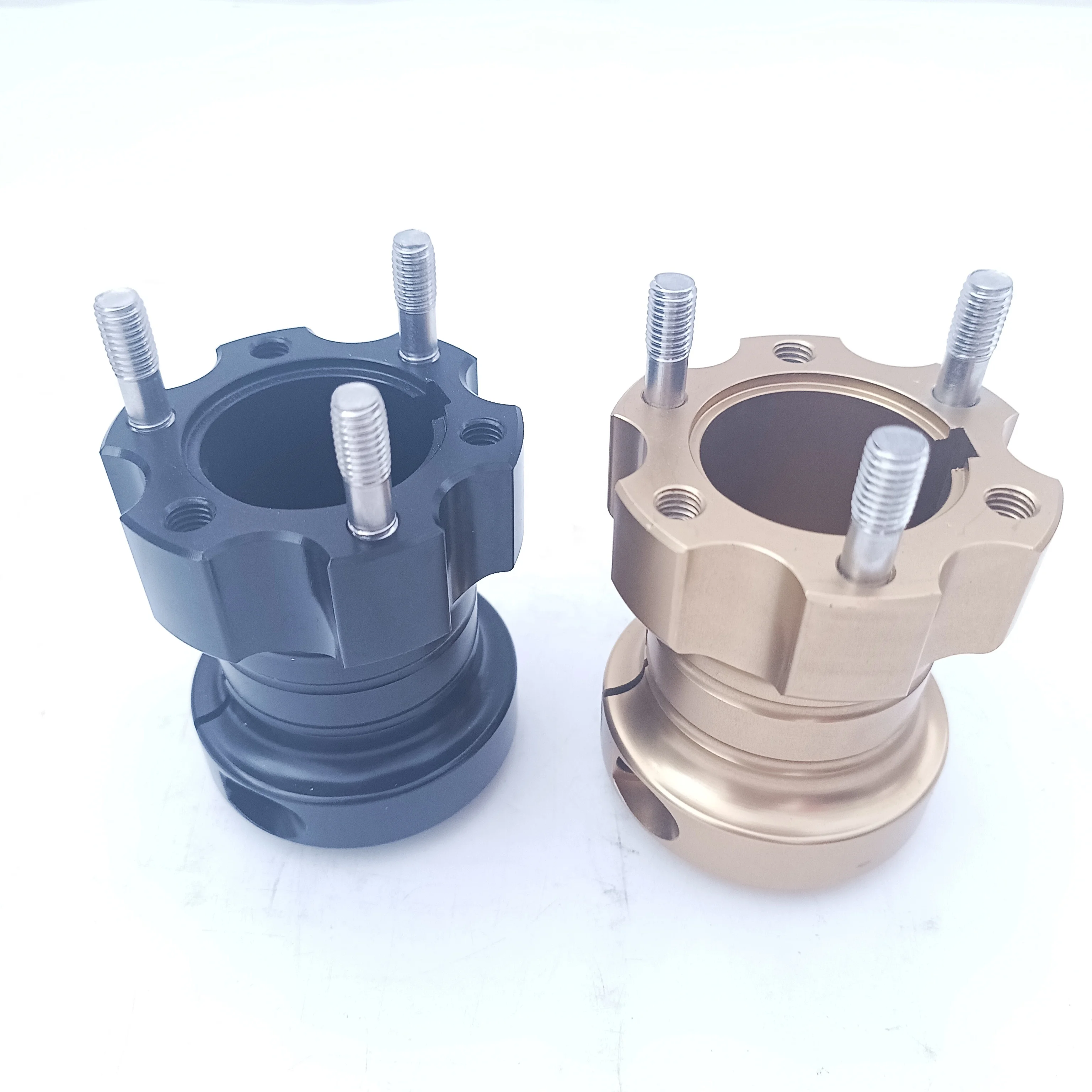 Aluminum Alloy Material CNC Custom Processing  Universal Wheel Hub Adapter for Racing Go-karts Front and Rear Axle Accessories.
