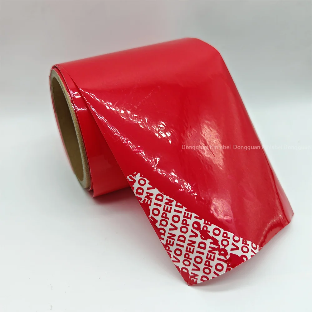 Seal Queen Custom Security Seal Label Pet Material Warranty Sticker Oil Proof Void Tampered Open OEM Printing Labels