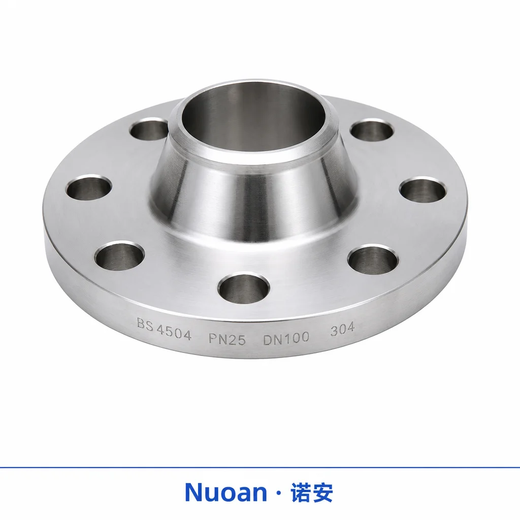 BS 4504 PN25 不锈钢带颈对焊法兰