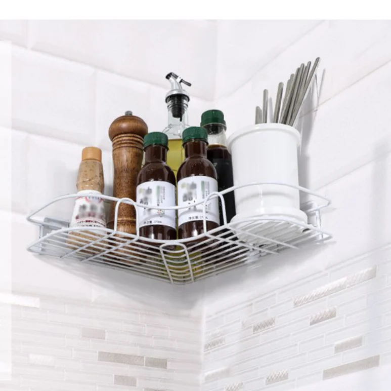 Bathroom Accessories Punch-Free Wall Shelfbathroom Shelf Storage Rack  Bathroom Tripod Wall-Mounted Bathroom Shelves - China Bathroom, Bathroom  Accessories