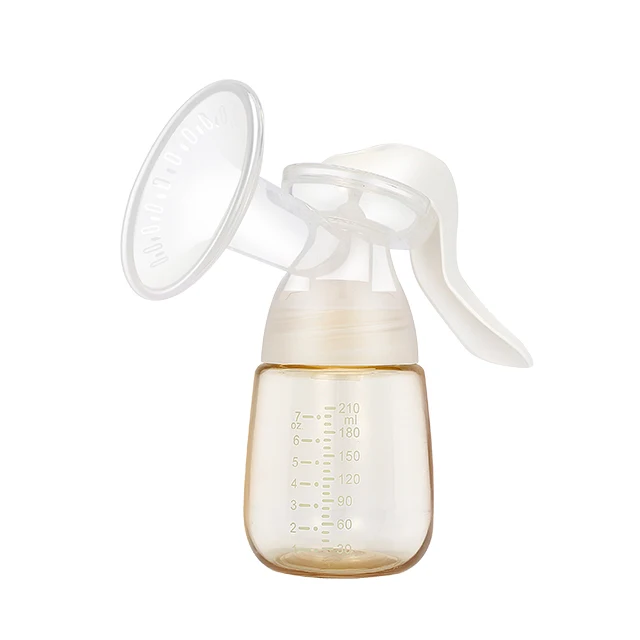 Manual Breast Pump Hands-Free Single Baby Milk Machine Breast Milk Extractor BPA Free Comfortable Manual Breast Pump for Women