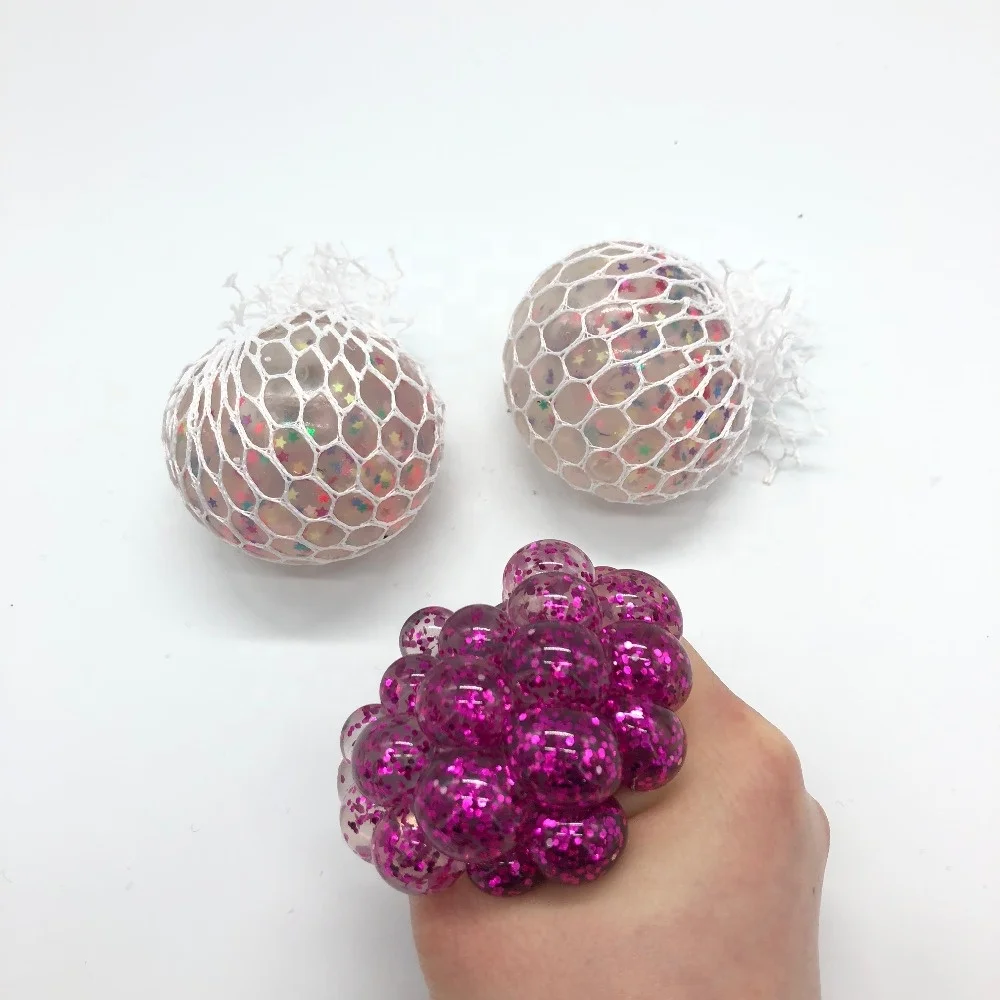 Lot De 4 Balles Anti-stress Vibrantes Cubiques – En TPR, Multicolores, Jouet Sensoriel Pour Enfants Et Adultes