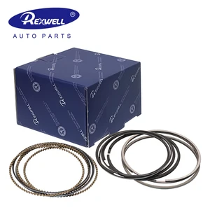 Custom Engine Parts 1NZ 2NZ 0.50-020 (1.2x1.2x2.0 75.00MM) 13011-21050 13013-21050 Piston Rings for Toyota Corolla Yaris 1.3 1.5